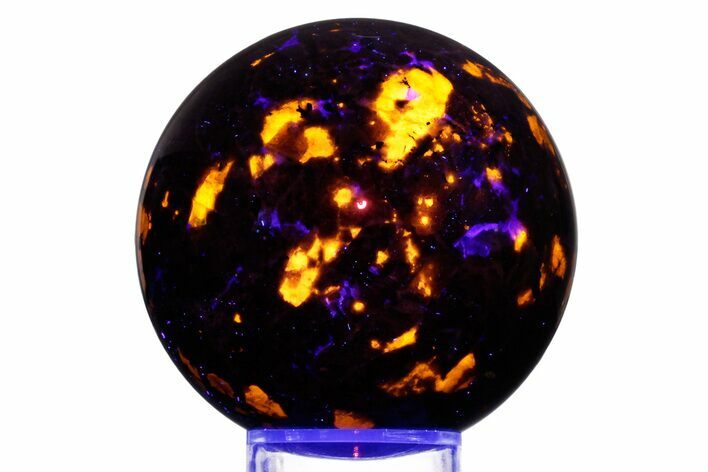 Fluorescent Polished Sodalite-Syenite Sphere - China #319405